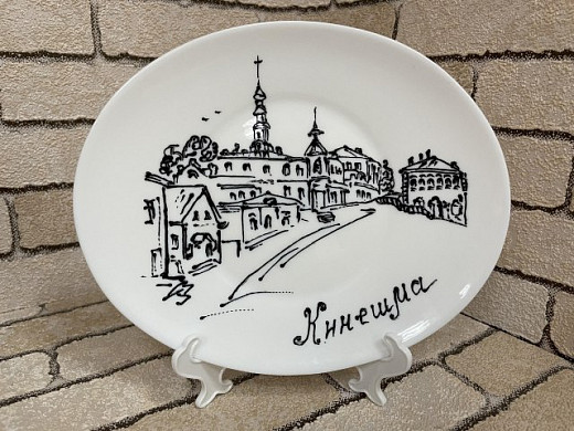 Сувенирная тарелка из Кинешмы прошла в финал Всероссийского конкурса